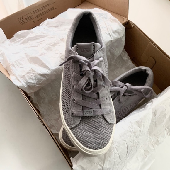 UGG Women's Zilo Knit Soft Amethyst Sneakers Trainers COMFORTABLE FLAT SHOES 8 - Picture 9 of 11